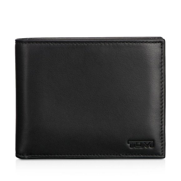 Tumi Black Leather Global Wallet (Two in One) - Picture 1 of 12